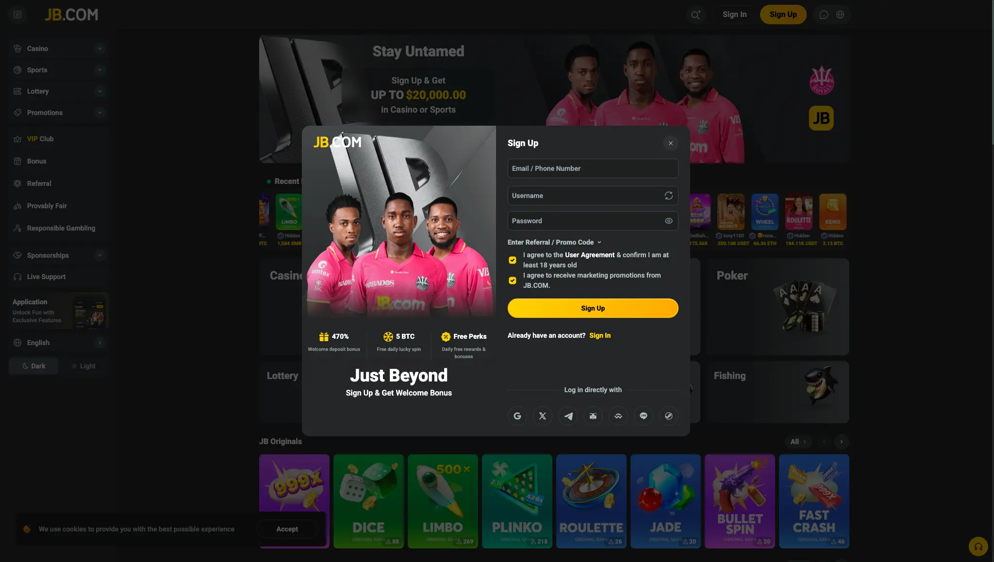 JB Casino Login – Secure and Fast Access to Your Account image 1